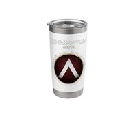 Ancient Battles Thermopylae Epitaph Spartan Lambda Stainless Steel Insulated Tumbler
