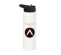 Ancient Battles Thermopylae Epitaph Spartan Lambda Stainless Steel Insulated Water Bottle