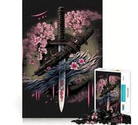 Ancient Blade 1000-piece Jigsaw Puzzles Think Exercise Game Tight Interlock No Gaps Interactive Brain Challenge for Home (38x26cm)