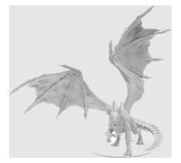 Wizkids D&d Nolzur´s Marvelous Miniatures Ancient Blue Dragon Unpainted Miniatures 20 Cm Silver Kids