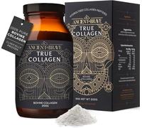 Ancient + Brave True Collagen 200g - Bovine Collagen Powder - 100% Hydrolysed Collagen Peptides (Type I) High Protein - Fasting & Keto Friendly - Neutral Tasting
