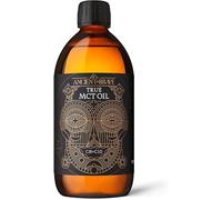Ancient + Brave True MCT Oil 500ml | 50 Servings | Blend of C8 and C10 MCTs | Sourced 100% from Coconuts | High C8 & C10 | No Palm Oil | Neutral Flavour | Coconut Derived | Odourless, Tasteless