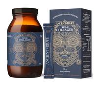 Ancient + Brave Wild Collagen Powder 200g & Sachets 75g - Pure Hydrolyzed Marine Collagen Peptides Supplement (Fish) - High Protein for Women - Fasting Friendly - Beauty, Skin - 45 Day Supply