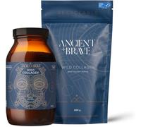 Ancient + Brave Wild Collagen Powder Bundle - Marine Collagen Powder (Fish) - 100% Hydrolysed Collagen Peptides (Type I) - High Protein, Fasting and Keto Friendly - Neutral Tasting, Skin