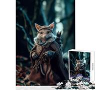 Ancient Cat in A Forest Jigsaw Puzzles 1000 Pieces for Teenagers Funny Gifts Suitable for Couples DIY Toys Suitable for Ages 14 And Up (50x75cm)