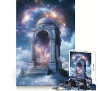 Ancient Celestial Gateway Jigsaw Puzzle for Adults 1000 Pieces Memory Training Quiet Recreation Flawless Cut Holiday Treat (38x52cm)