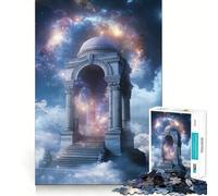 Ancient Celestial Gateway Jigsaw Puzzles1000 Pieces Cognitive Train Fun Flawless Interlocking Pieces Birthday Gift Brain Teaser Toy (38x26cm)