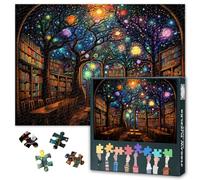 Ancient Celestial Libraries Puzzles for Adults 1000 Pieces Tree of Life and Pregnancy Knowledge Puzzle 1000 Pieces Fantasism Jigsaw Puzzles, 19.5 x 27.5 Inch