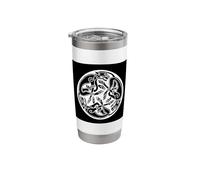 Ancient Celtic Three Hounds Stainless Steel Insulated Tumbler