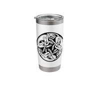 Ancient Celtic Three Hounds Stainless Steel Insulated Tumbler