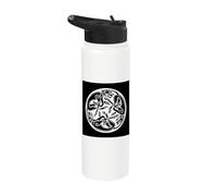 Ancient Celtic Three Hounds Stainless Steel Insulated Water Bottle