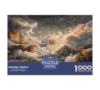 Ancient Chinese Architecture Jigsaw Puzzles Great Gift for Adults 1000 Pieces Fun Challenging Home Decors Chinese Style Jigsaw Puzzle for Women Men Adult 38x26cm/1000pcs