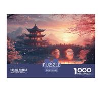 Ancient Chinese Pavilion Securely Fitted Pieces Suitable for Long Hour Relaxation, Brain Training And Personal Leisure Time 70x50cm/1000pcs
