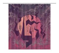 Ancient Chinese Wind, Auspicious CloudsOpaque Polyester Shower Curtain, Water-Resistant, Heat-Resistant, 12 C-Shaped Hooks & Stainless Grommets - Shower Curtains, Shower Curtains for Bathroom, Bathroo