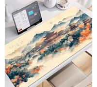 Ancient City Large Gaming Mouse Pad, 800x400x2mm Extended gaming mouse mat XXL improved Precision and Speed Mousemat with Stitched Edges, Desk Mat for Keyboard and Mouses