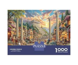 Ancient City Scene 1000Piecess JigsawPuzzleGr ity ForAdult Colourful Brainteasing Age12+byth ThemeFlowersandBirds Fun, Challenging 52x38cm/1000pcs