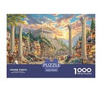 Ancient City SceneMonumental Jigsaw Puzzles for Adults Featuring 1000 Advanced, Notoriously Difficult Challenging Puzzle Educational Game Pieces - Designed As The Most Memorable Gift Jigsaw Puzzles F