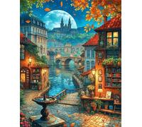 Ancient City Scenery 200 Piece Jigsaw Puzzles For Adults, Fun Challenging & Brainteasing 200 piece Adult jigsaw puzzle, Impossible puzzles, Gift for Men/Women, Finished Size is 35x25cm