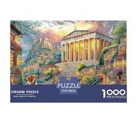 Ancient Cityscape with DogColossal Jigsaw Puzzles for Adults A Vast Collection of 1000 Advanced, Seemingly Impossible Challenging Puzzle Game Pieces - A Majestic Gift for Determined Adult And Young A