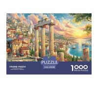 Ancient CityscapeGargantuan Jigsaw Puzzles for Adults Comprising 1000 Advanced And Ruthlessly Difficult Challenging Puzzle Game Pieces - Forged to Be An Heirloom-Quality Gift Jigsaw Puzzles for Adult