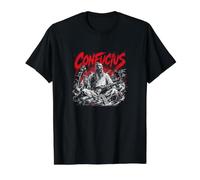 Ancient Confucius Wisdom Scholar Legacy Value Graphic T-Shirt, Men, Black, M