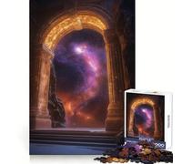Ancient Cosmic Gateway Jigsaw Puzzles for Adults 1000 Memory Training Time Well Spent Precise Edges Best Gift (38x52cm)