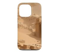 Ancient Desert Ruins Buried in Sand Landscape Artwork Case for iPhone 13 Pro