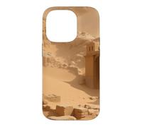 Ancient Desert Ruins Buried in Sand Landscape Artwork Case for iPhone 14 Pro