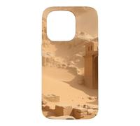 Ancient Desert Ruins Buried in Sand Landscape Artwork Case for iPhone 15 Pro