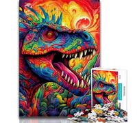 Ancient Dinosaurs 1000 Piece Jigsaw Puzzle for Adults Teens,Challenging Game Gifts for Is Ideal As A Gift for The Whole Family (50x75cm)