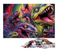 Ancient Dinosaurs 1000 Pieces Puzzles for Adults cardboard Jigsaw Puzzles for Home Decor, Brain Training 26X38CM/10.23x14.96inch