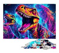Ancient Dinosaurs 1000Pc Adults Jigsaw Puzzle Jigsaw Puzzles Relaxing Entertainment, Home Decor 50x75CM/19.68x29.52inch