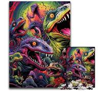 Ancient Dinosaurs Jigsaw Puzzles for Adults 1000 Impossible Jigsaw Puzzles for Adults for Birthdays, Holidays, Best for Christmas 26X38CM/10.23x14.96inch