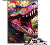 Ancient Dinosaurs Jigsaw Puzzles for Adults 1000 Piece Jigsaw Puzzles for Adults Brain Teaser & Home Decor, Perfect size 50x75cm