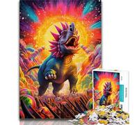 Ancient Dinosaurs JigsawPuzzle 1000 Pieces for Adults,Challenging Game And Family Play for Is Ideal As A Gift for The Whole Family (38x26cm)