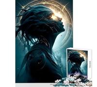 Ancient Divine Sentinel 1000 Piece Puzzle For Teenagers Great Gifts for Games Difficult Challenge Toy Wall Decor for Age 14+ Game (50x75cm)