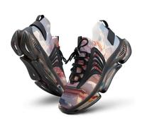 Ancient Dragon and Buildings Fashion Trainers for Men Running Shoes