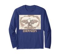 Ancient Dragon Beast Myth Fantasy Creature of Legends Long Sleeve T-Shirt