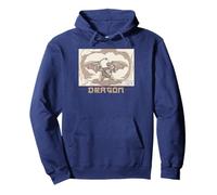 Ancient Dragon Beast Myth Fantasy Creature of Legends Pullover Hoodie