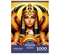 Ancient Egypt 1000 Piece Puzzle Interlocking Thick Pieces Educational Fun Relaxing Activity Poster Included 70x50cm/1000pcs