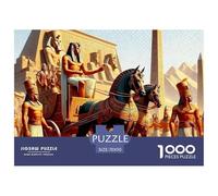 Ancient Egypt 1000 Pieces Jigsaw Puzzle Adults Teens Fun Relaxing Entertainment Smooth Finish Poster Guide 70x50cm/1000pcs