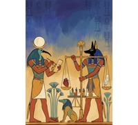 Ancient Egypt 2027 Civil Calendar: Twelve Months, Three Seasons, and Five Days Outside Time - A Painted Guide to the Ancient Egyptian Year