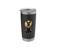 Ancient Egypt Bastet Egyptology Egypt Mythology Moon Stainless Steel Insulated Tumbler