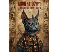 Ancient Egypt Coloring Book - Cats
