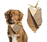Ancient Egypt Dog Bandana Washable & Adjustable Triangle Scarf, Breathable Pet Scarf for Small Medium Large Pets, Cute Fashion Pet Accessory