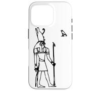 Ancient Egypt Egyptian God Horus Kemetic Heru Ankh Case for iPhone 16 Pro