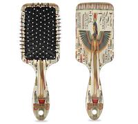 Ancient Egypt Egyptian Hair Brush Ethnic Pattern Wet Dry Air Cushion Hair Brush Plastic Detangler Hairbrush for Kids Adults Back To School Gift Women Men