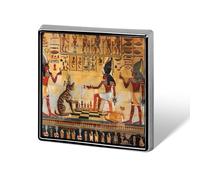 Ancient Egypt Egyptian Pattern Square Badge Metal Lapel Pins Custom Brooches for Clothing Decoration