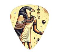 Ancient-Egypt-Egyptian-Pharaohs 12 Pack Guitar Picks With 3 Thicknesses And Storage Box, Abs Plectrums For Electric Bass Guitar Players