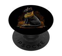 Ancient Egypt Egyptology Tutankhamun Cat Bastet Egyptian God PopSockets Adhesive PopGrip
